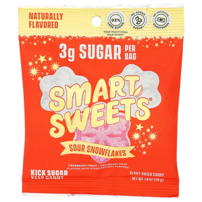 SMARTSWEETS: Sour Snowflakes, 1.8 oz