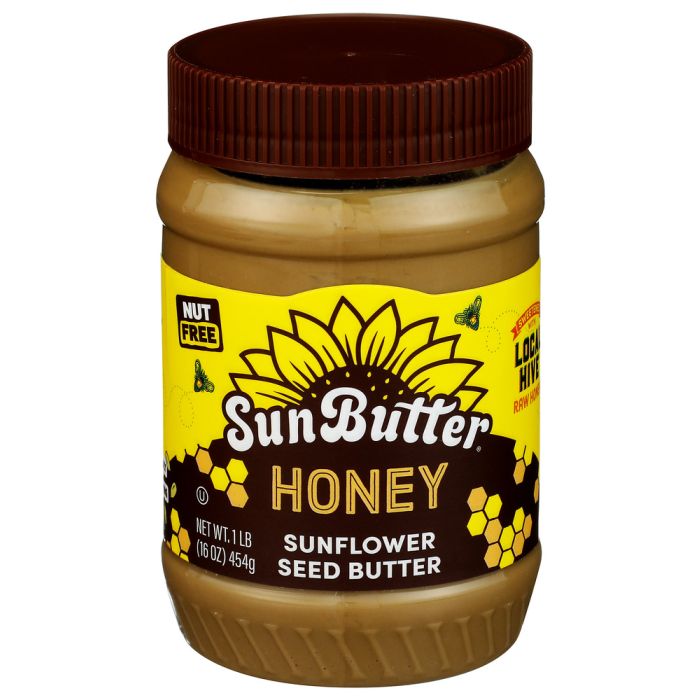 SUNBUTTER NATURAL: HONEY Sunflower Seed Butter, 16 oz