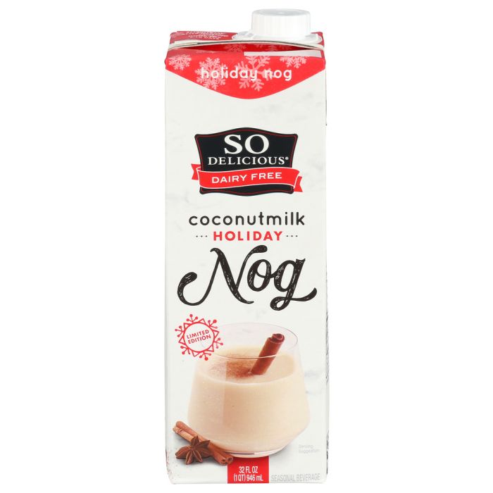 SO DELICIOUS: Holiday Nog Coconutmilk Beverage, 32 fo