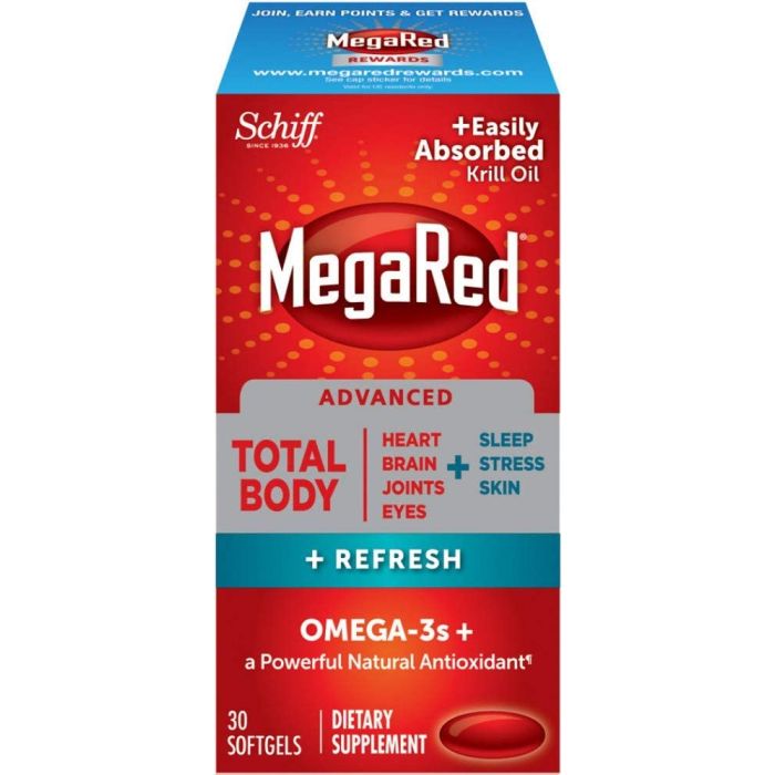 MEGARED: Advanced Total Body Refresh 500 Mg, 30 cp