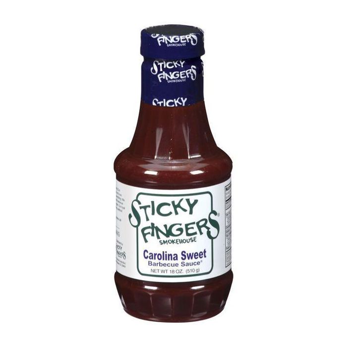 STICKY FINGERS: Carolina Sweet Bbq Sauce, 18 oz