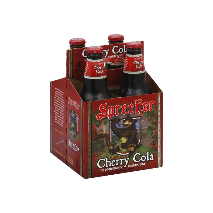SPRECHER: Cherry Cola Soda, 64 oz