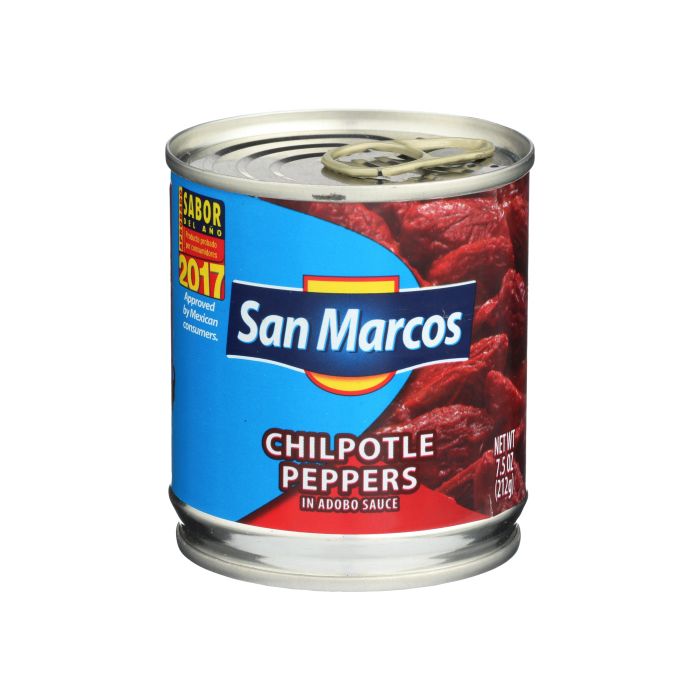 SAN MARCOS: Chipotle Peppers in Adobo Sauce, 7.5 oz