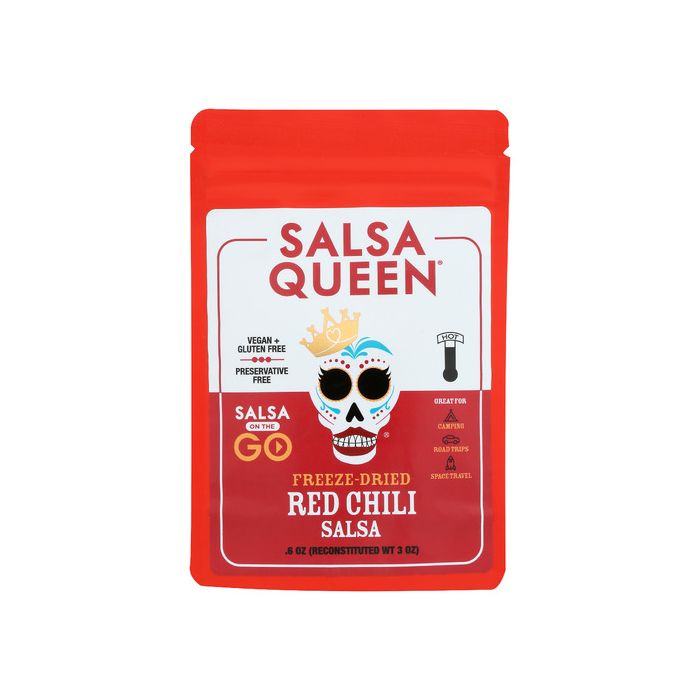 SALSA QUEEN: Freeze Dried Red Chili Salsa, 0.6 oz