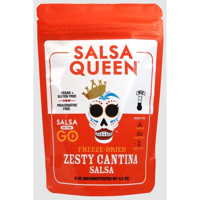 SALSA QUEEN: Freeze Dried Zesty Cantina Salsa, 0.6 oz