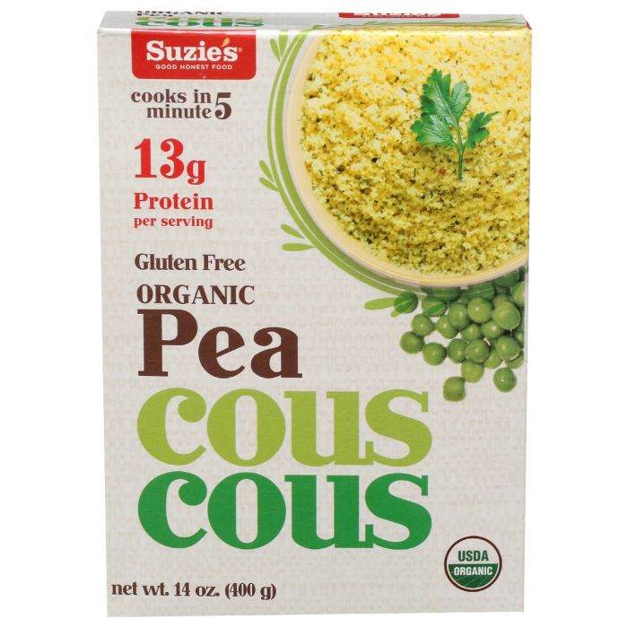 SUZIES: Pea Couscous, 14 oz