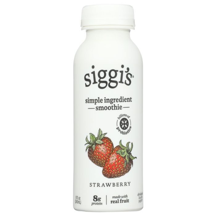 SIGGIS: Drinkable Yogurt Strawberry Smoothie, 8 fo
