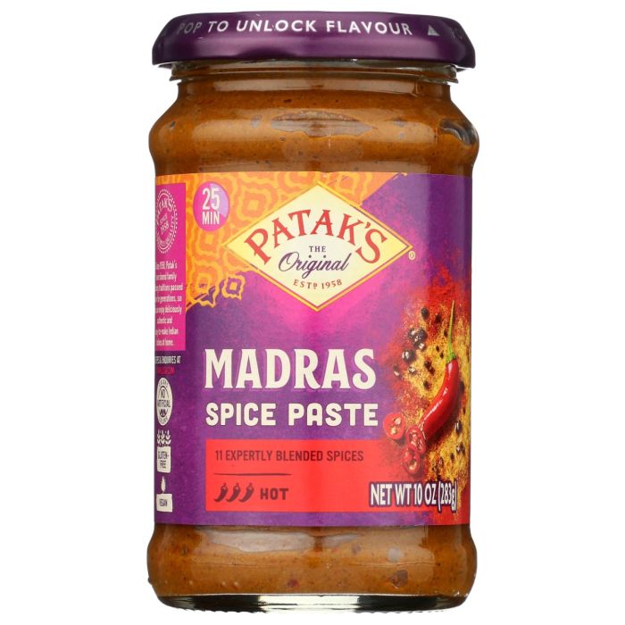 PATAKS: Madras Spice Paste, 10 oz