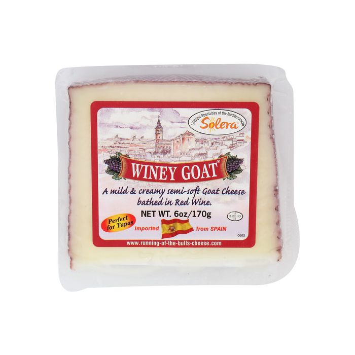 SOLERA: Semi Soft Winey Goat Cheese, 6 oz