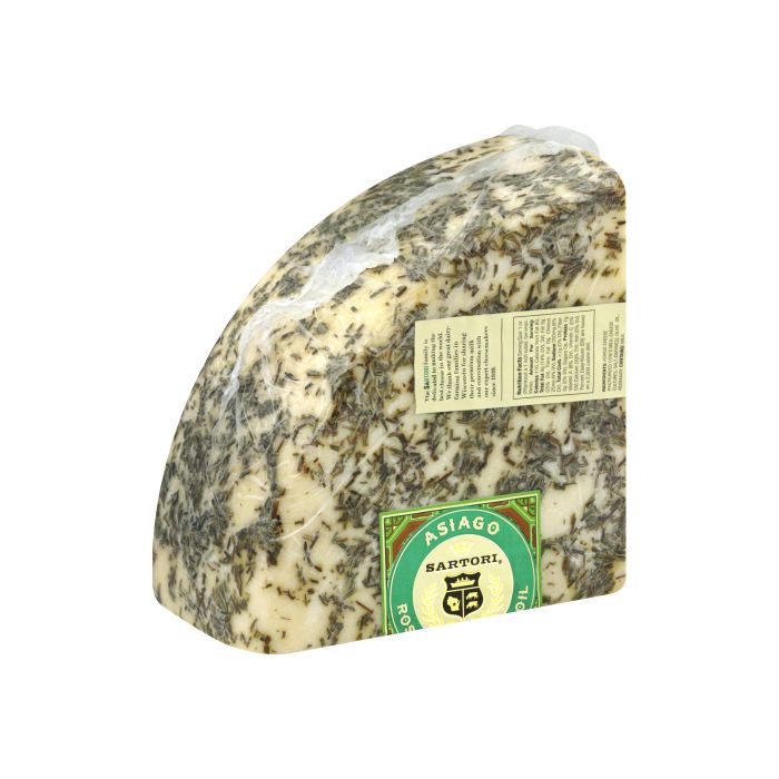 SARTORI RESERVE: Rosemary and Olive Oil Asiago Cheese 4 Count 5 lb each, 20 lb