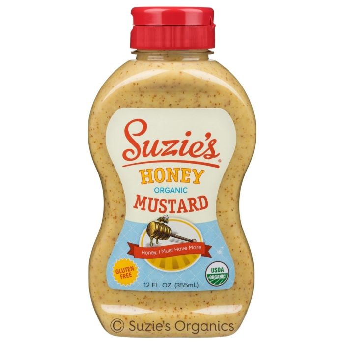 SUZIES: Organic Honey Mustard Dip, 12 oz