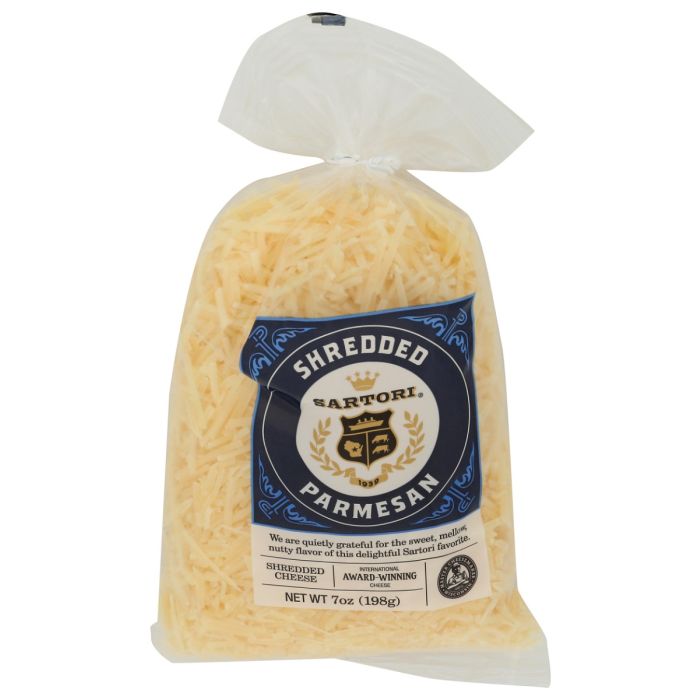 SARTORI RESERVE: Shredded Parmesan Cheese Bag, 8 oz