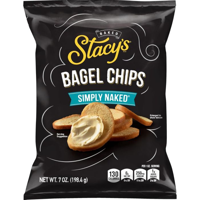 STACYS: Simply Naked Bagel Chips, 7 oz