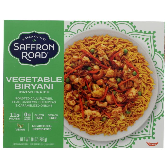 SAFFRON ROAD: Vegetable Biryani, 10 oz