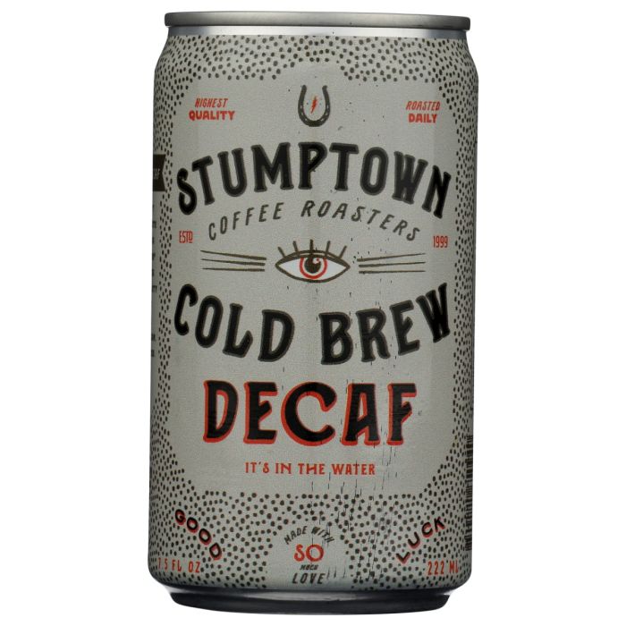 STUMPTOWN COFFEE ROASTERS: Cold Brew Decaf Coffee, 7.5 fo