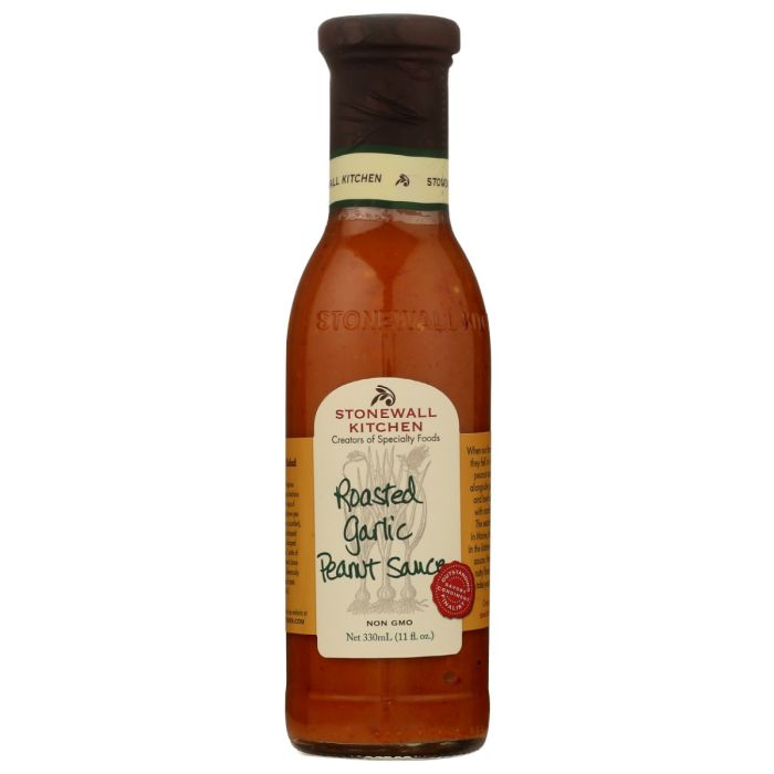 STONEWALL KITCHEN: Roasted Garlic Peanut Sauce, 11 oz