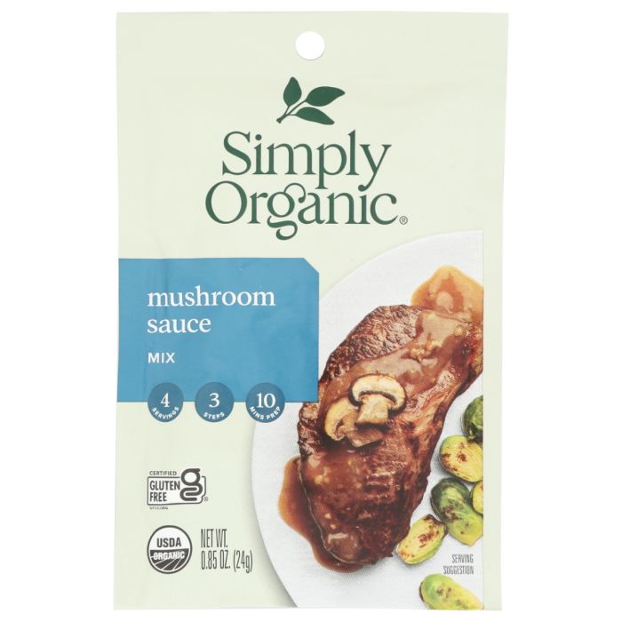 SIMPLY ORGANIC: Mushroom Sauce Mix, 0.9 oz