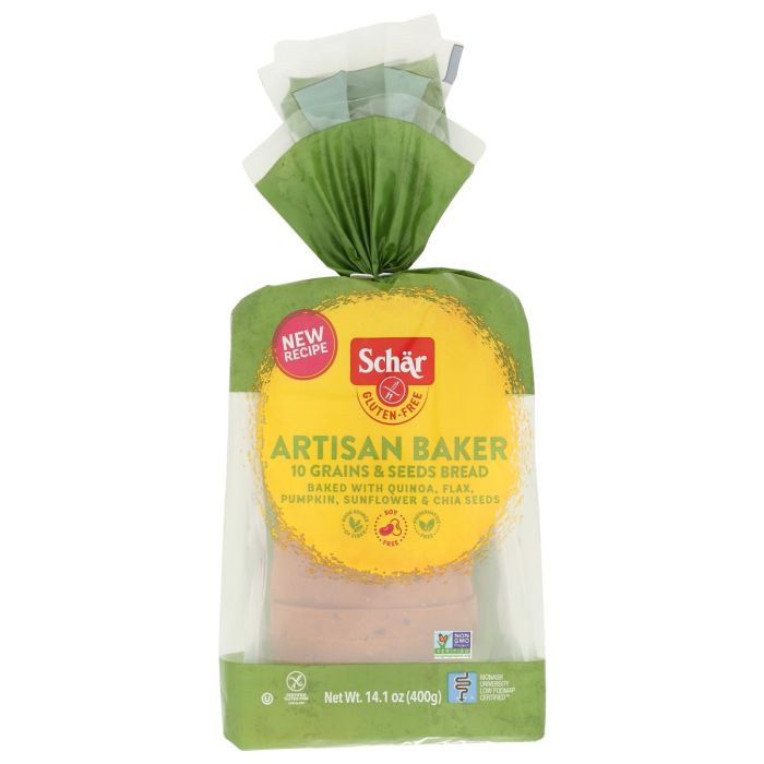 SCHAR: 10 Grain and Seeds Artisan Bread, 13.6 oz