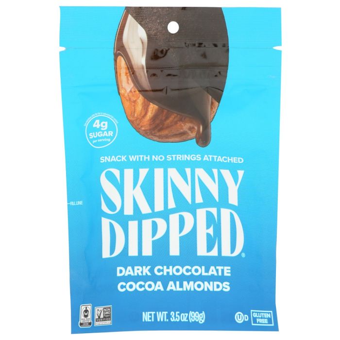 SKINNYDIPPED: Dark Chocolate Cocoa Almond, 3.5 oz
