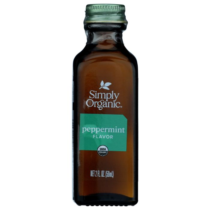 SIMPLY ORGANIC: Peppermint Flavor, 2 oz