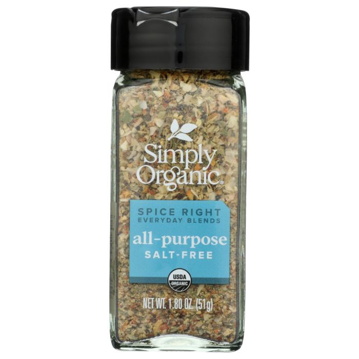 SIMPLY ORGANIC: Spice Right All Purpose Salt Free, 1.8 oz