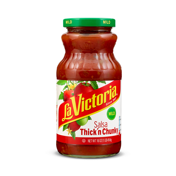 LA VICTORIA: Thick N Chunky Salsa Mild, 16 oz