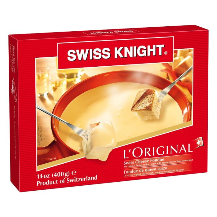 SWISS KNIGHT: L Original Cheese Fondue, 14 oz