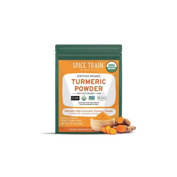 SPICE TRAIN: Organic Turmeric Powder, 8 oz