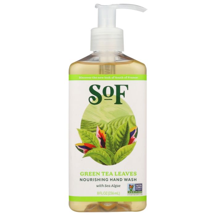 SOUTH OF FRANCE: Green Tea Leaves Hand Wash, 8 oz