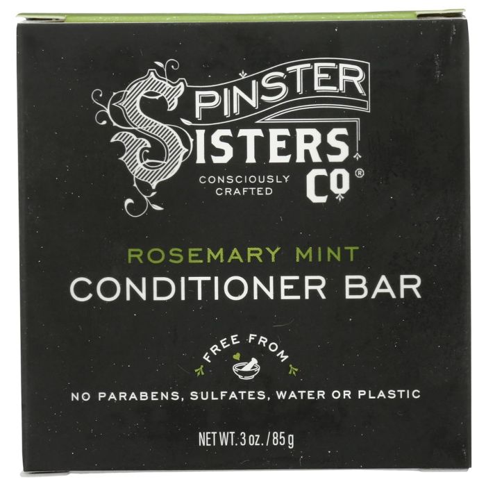 SPINSTER SISTERS CO: Rosemary Mint Conditioner Bar, 3 oz