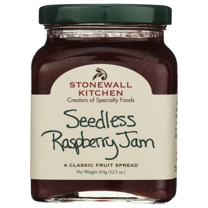 STONEWALL KITCHEN: Seedless Raspberry Jam, 12.5 oz