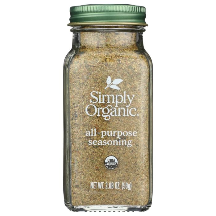 SIMPLY ORGANIC: All Purpose Seasoning, 2.08 oz