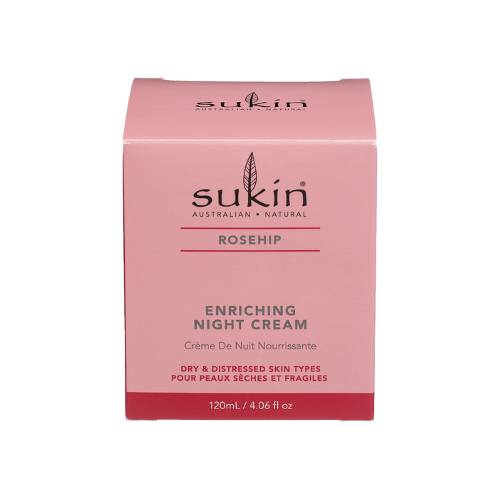 SUKIN: Enriching Night Cream Rosehip, 4.06 fo
