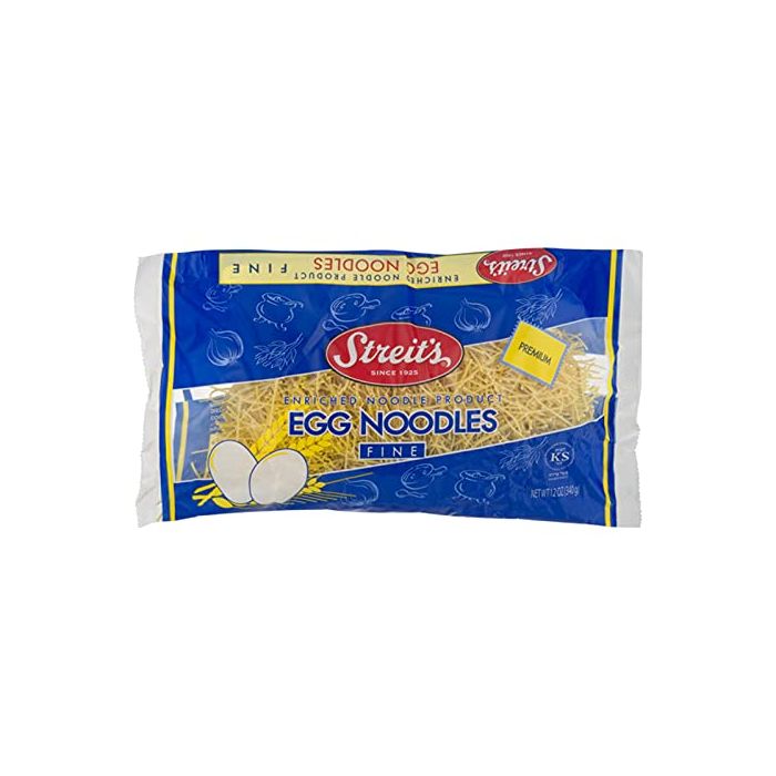 STREITS: Fine Egg Noodles Whole Grain, 12 oz