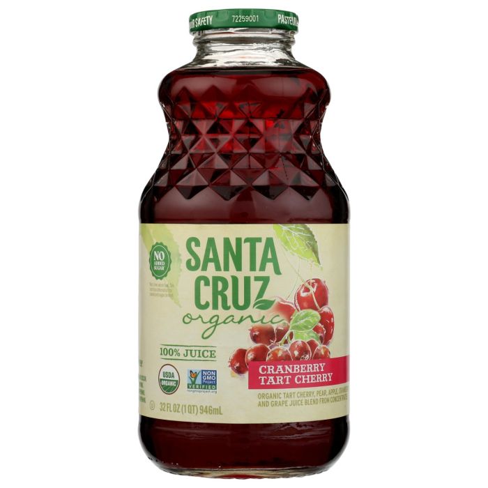 SANTA CRUZ: Organic Cranberry Tart Cherry Juice, 32 fo