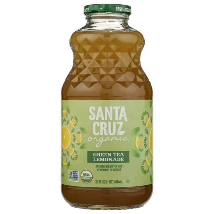 SANTA CRUZ: Organic Green Tea Lemonade Juice, 32 fo