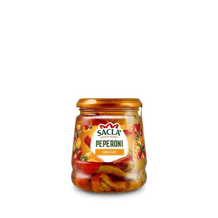 SACLA: Roasted Peppers in Oil, 10.23 oz