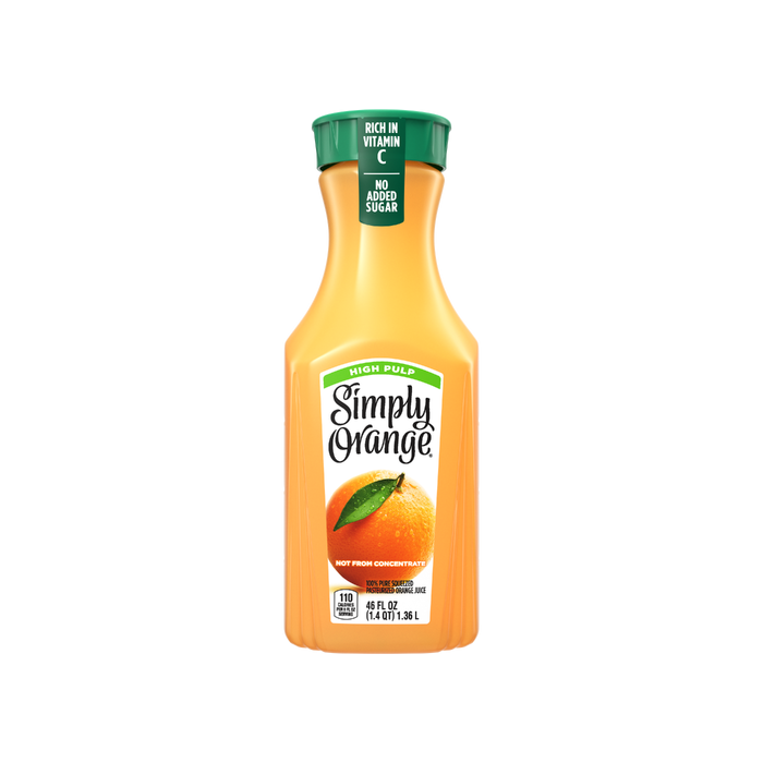SIMPLY: Orange Juice High Pulp, 46 fo