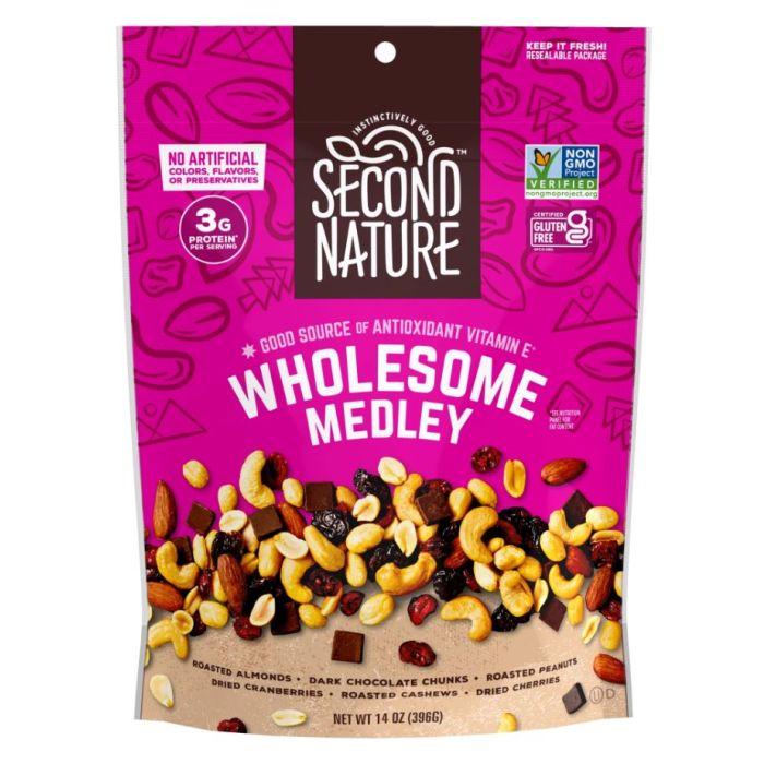 SECOND NATURE: Wholesome Medley Trail Mix, 14 oz