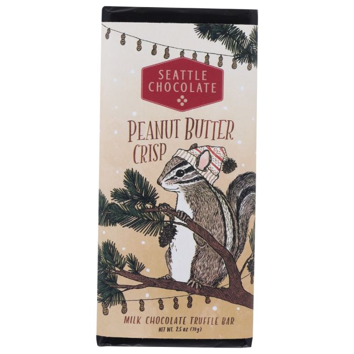 MAEVE: Seattle Chocolate Peanut Butter Crisp Bar, 2.5 oz