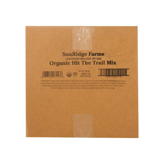 SUNRIDGE FARM: Organic Hit the Trail Mix, 20 lb