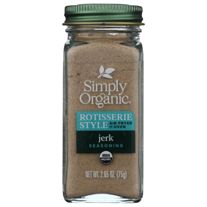 SIMPLY ORGANIC: Jerk Rotisserie Style Seasoning, 2.65 oz