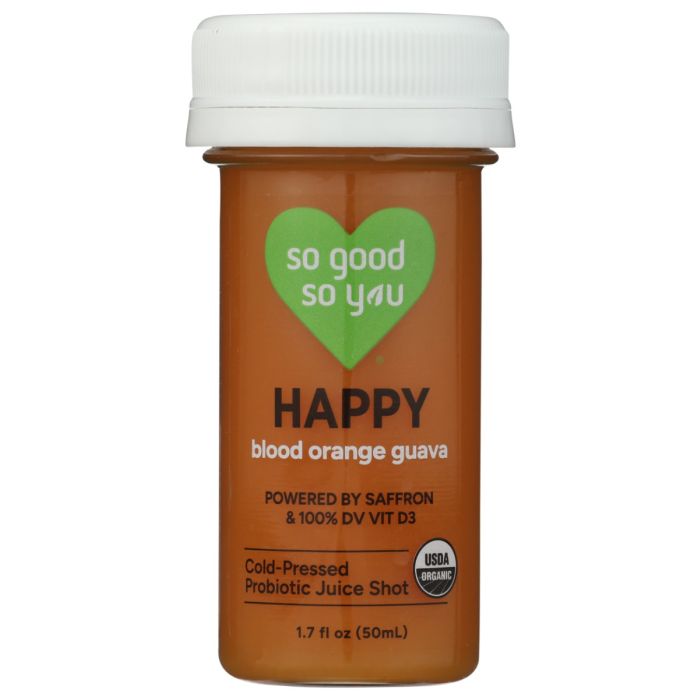 SO GOOD SO YOU: Blood Orange Guava Happy Shot, 1.7 fo