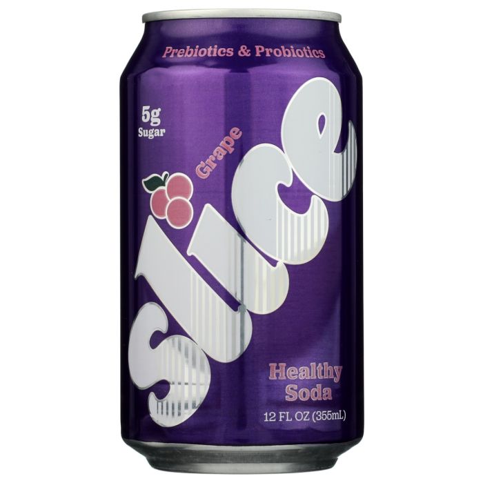 SLICE: Grape Healthy Soda, 12 fo