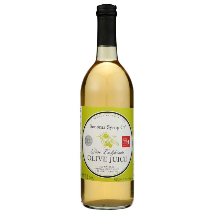 SONOMA: Pure California Olive Juice, 24.5 fo