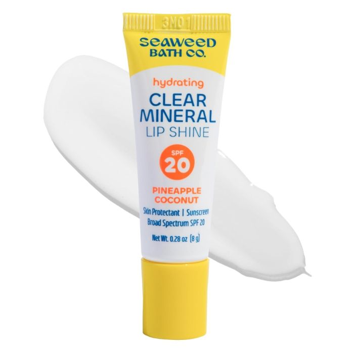 SEAWEED BATH COMPANY: Clear Mineral Lip Shine SPF 20, 0.28 oz