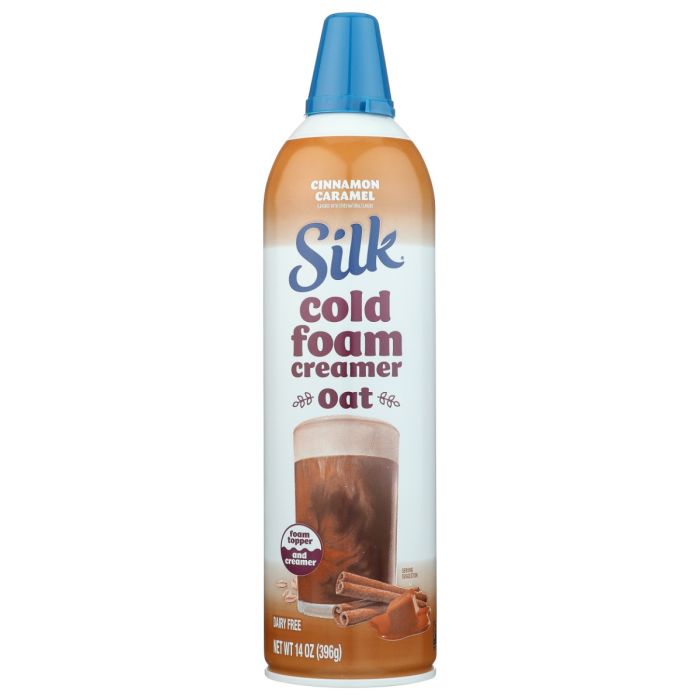 SILK: Cinnamon Caramel Oat Cold Foam Creamer, 14 oz