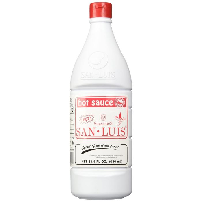 SAN LUIS: Hot Sauce, 31.4 fo