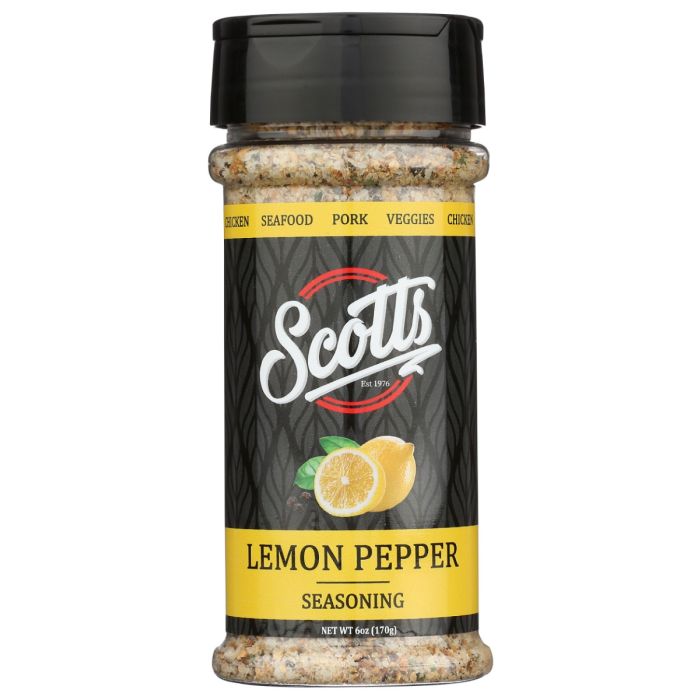SCOTTS FOOD PRODUCTS: Lemon Pepper Seasoning, 6 oz