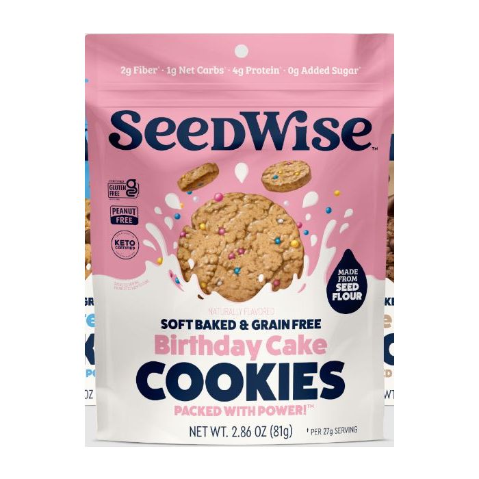SEEDWISE: Birthday Cake Cookies, 2.85 oz